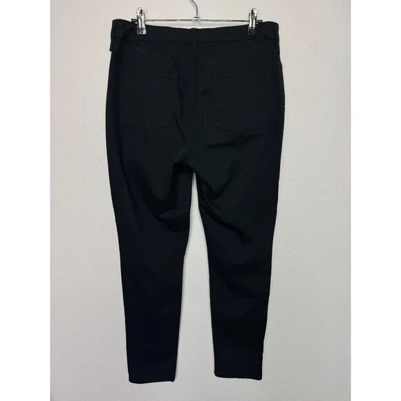 Universal Thread Size 10 Curvy Skinny Jeans Black Mid Rise Denim Cotton Stretch - Picture 4 of 10